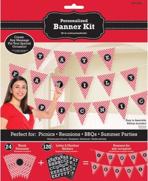 Picnic Party Personalized Pennant Banner