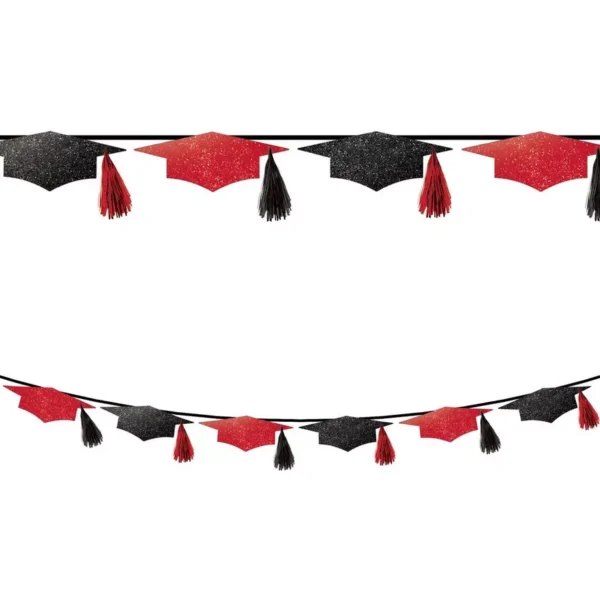 Grad Cap Tassel Banner