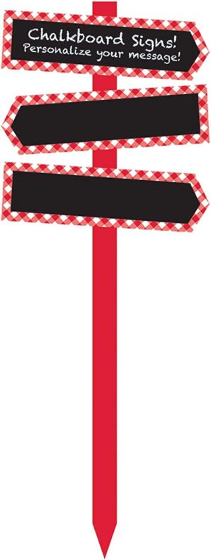 Picnic Party Chalkboard Yard Stake