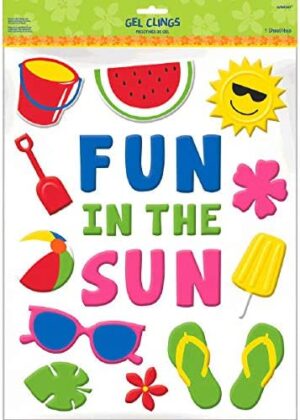 Large Fun In The Sun Gel Cling