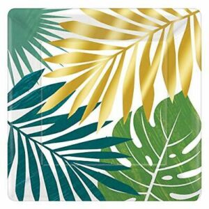 Key West 10" Square Metallic Plate