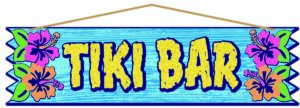 Luau Tiki Bar Plaque