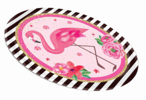 Oblong Flamingo Platter