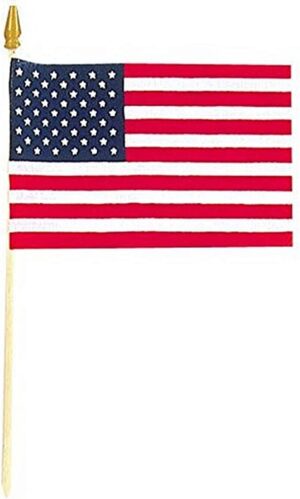 Small Decorative American Flag 6"x4"