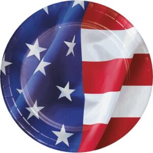 Flying Flag 7" Plate 8CT