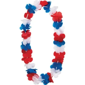 Patriotic Lei Party Favor