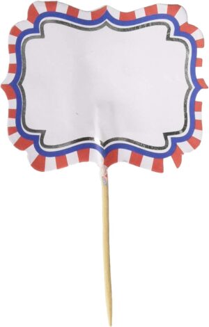 Personalized Patriotic Party Picks