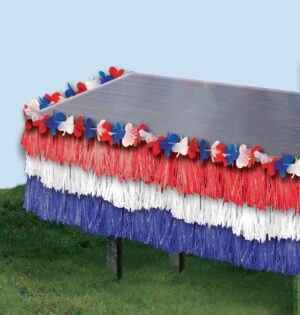 Patriotic Table Skirt