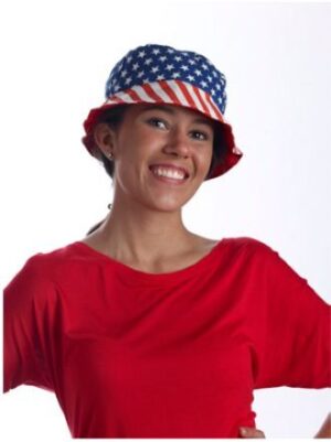 Patriotic Canvas Bucket Hat