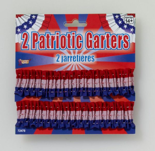 Patriotic Garters 2Pk