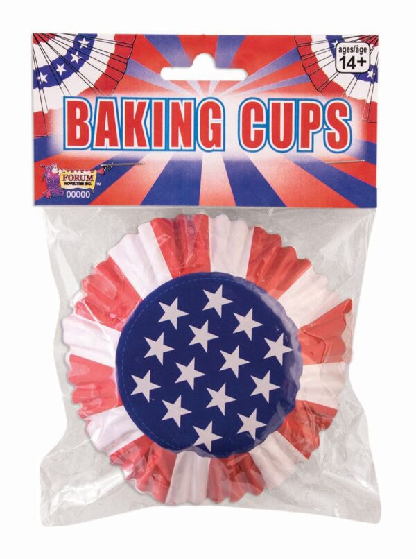 Patriotic Baking Cups