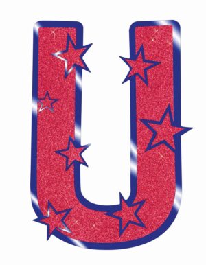 Patriotic Glitter Cutouts