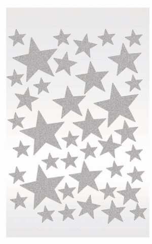 Glitter Star Stickers