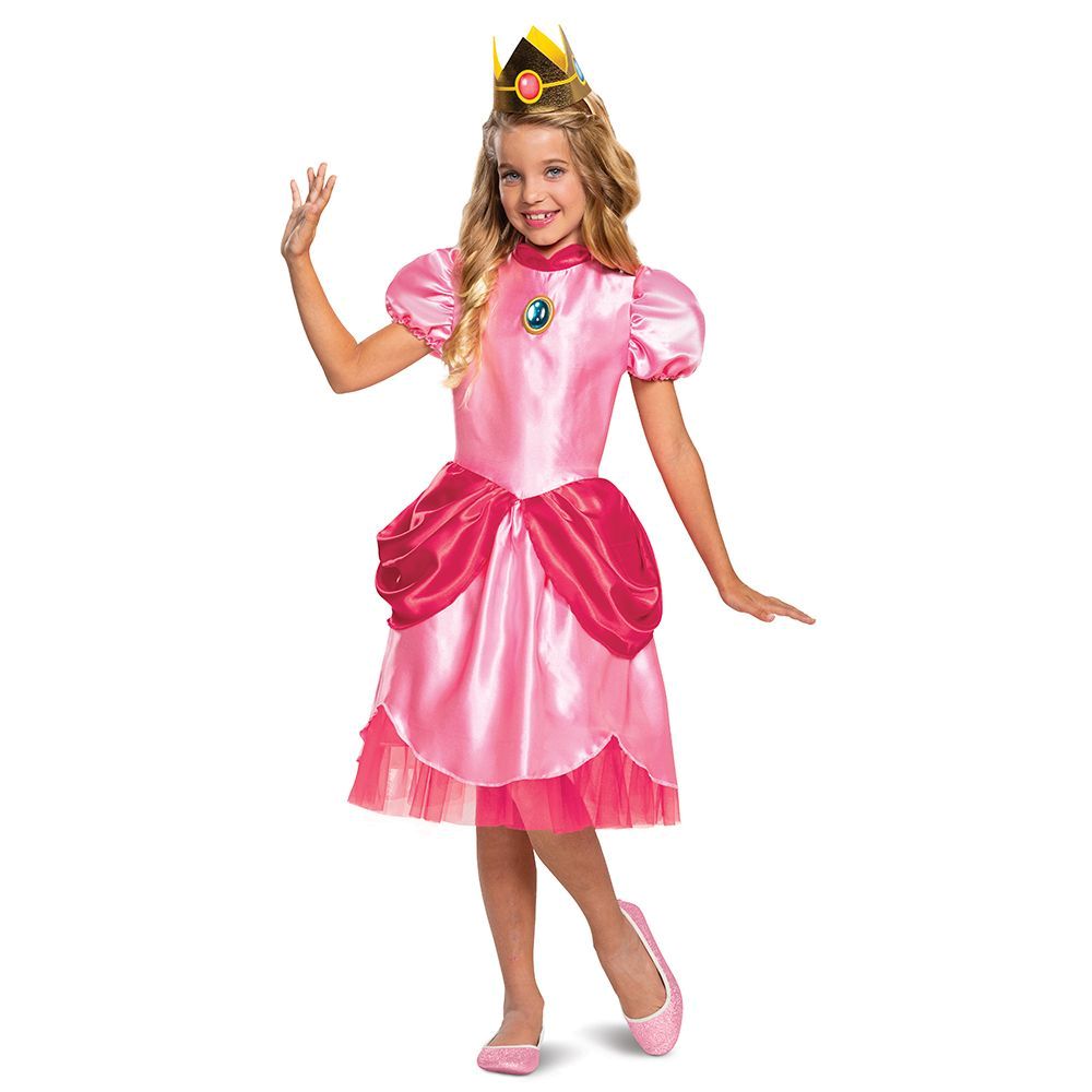 Princess Peach Deluxe Child Costume - Party WOW