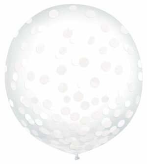 Latex Foil Confetti Balloon 24"