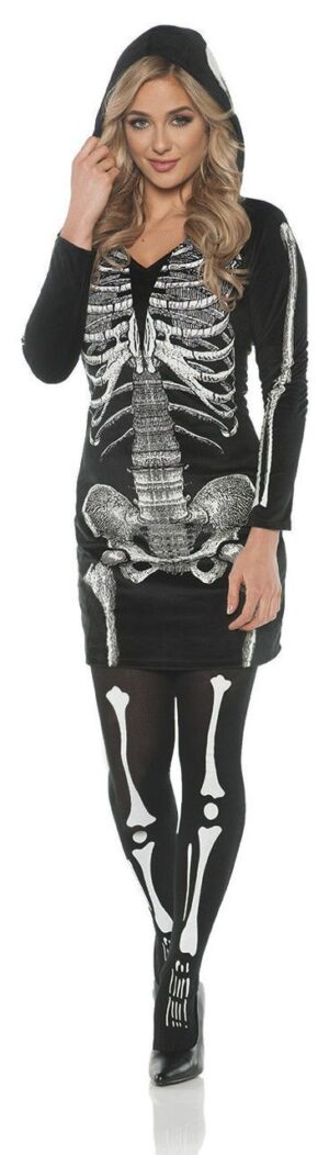 Skele Hood Dress Teen