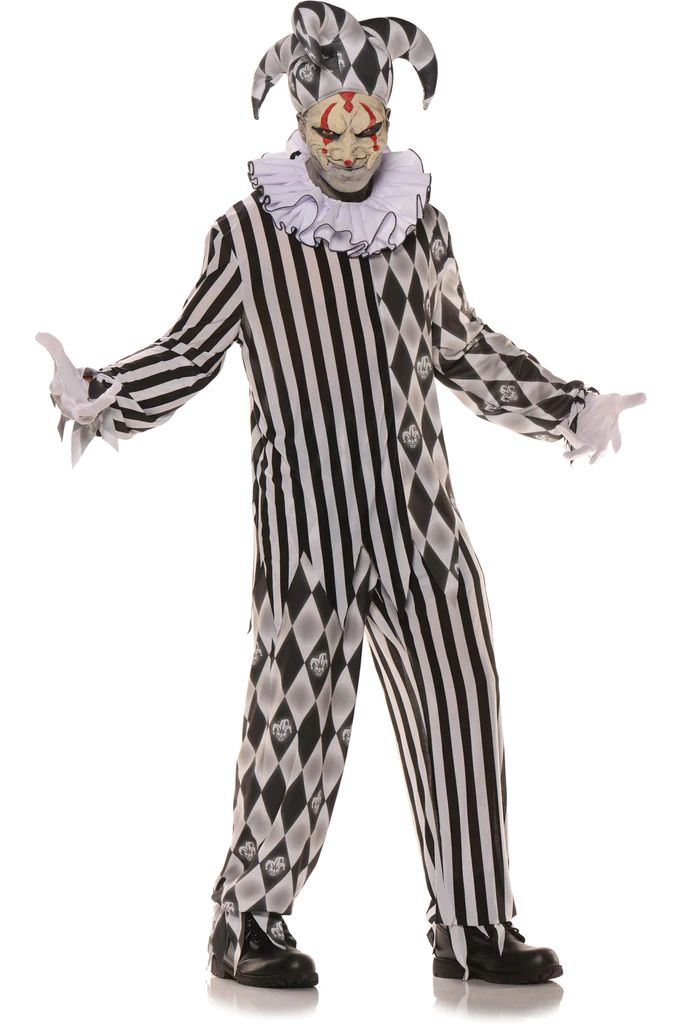 Evil Harlequin Teen Costume - Party WOW