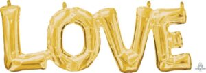 43" Mylar Phrase Balloon "Love"
