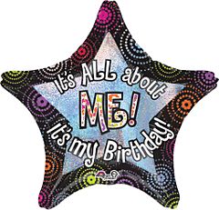 28" Its All About Me Birthday Balloon
