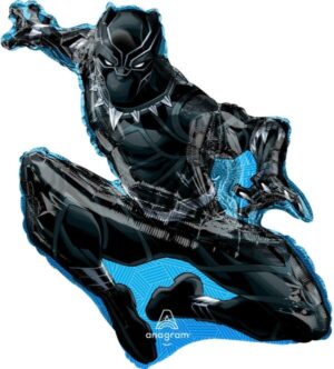 32" Black Panther Shaped Balloon
