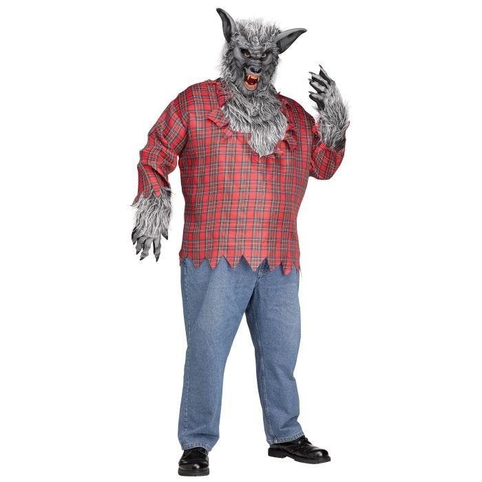 Werewolf Plus Size Adult Costume - Party WOW