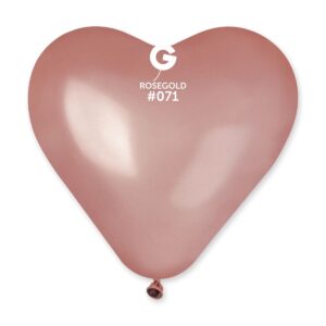 Latex Heart Balloon 17" 25CT