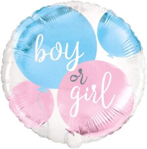 18" Foil Gender Reveal Balloon