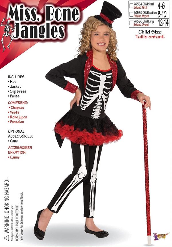 Miss Bone Jangles Child Costume