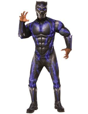 Black Panther Deluxe Adult Costume Party WOW