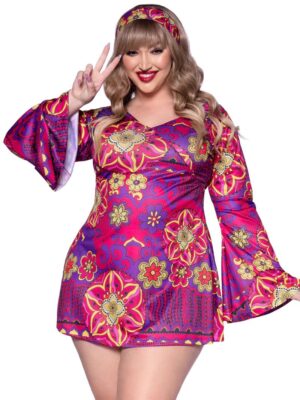 Go Go Dress W/ Head Band Adult