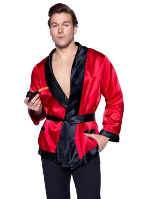 Smoking Jacket And Pipe