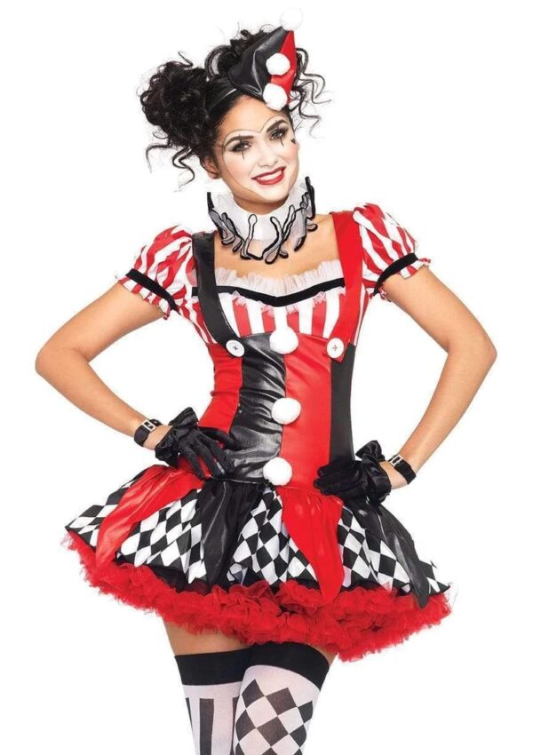 Harlequin Clown Dress Adult