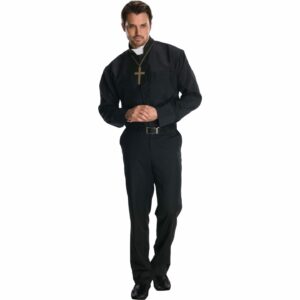 Priest Black Adult Costume