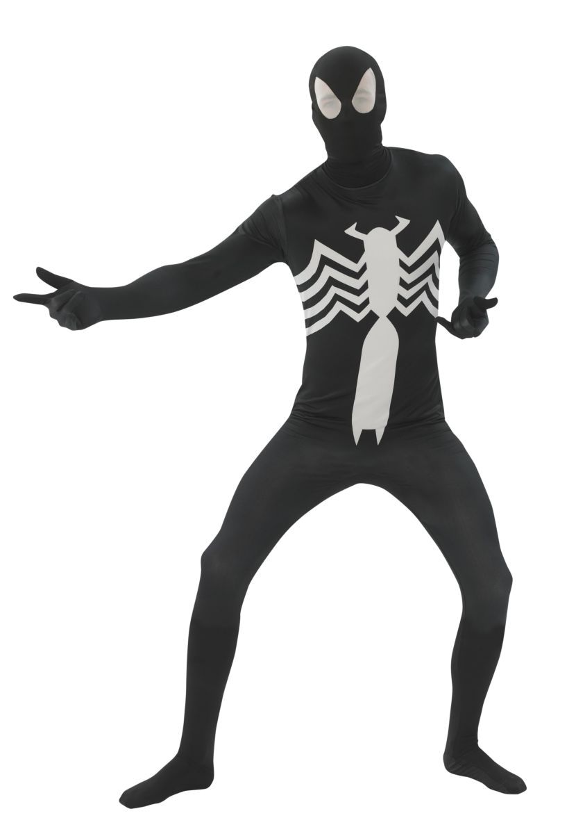 Black Spider-man Adult Costume - Party WOW