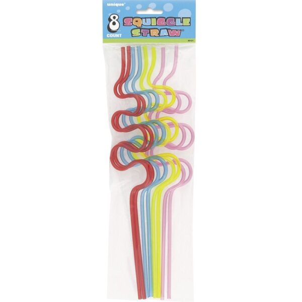 Squiggle Straws 8CT