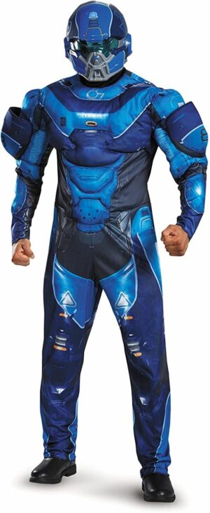 Blue Spartan Adult Costume