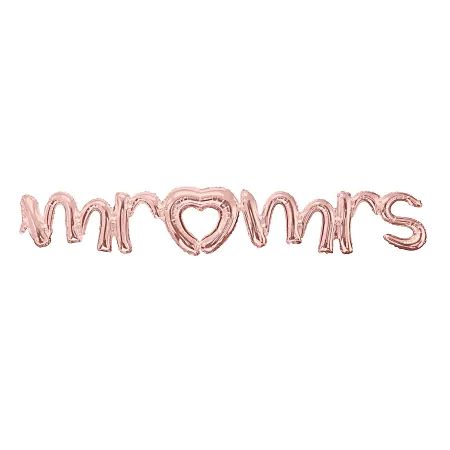 Script Phrase Balloon "Mr. & Mrs"