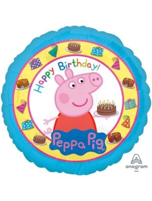 18" Peppa Pig Birthday Balloon