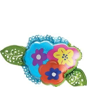 40" Bright Flowers Shaped Balloon