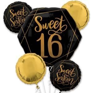 Elegant Sixteen Balloon Bouquet