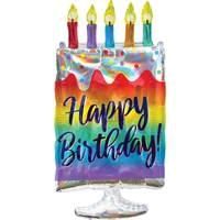 Iridescent Cake Super Shape Balloon