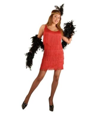 Fringe Flapper Adult Jade