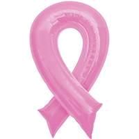 Pink Ribbon Shaped Balloon