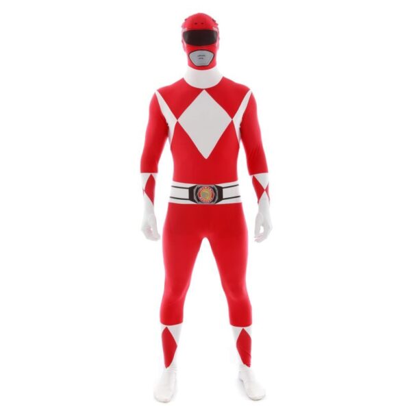 Red Ranger Morphsuit Adult Costume