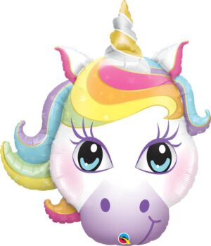 45" Unicorn Head Foil Balloon