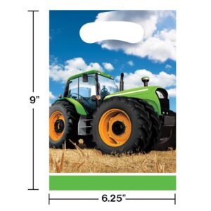 Tractor Time Favor Bags 8CT