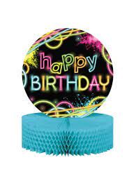 Glow Party Honey Comb Centerpiece