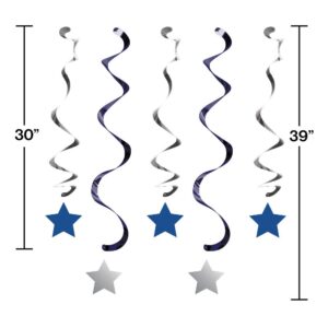 One Little Star Boy 1st Birthday Dizzy Danglers 5CT