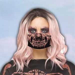 Glitter Skull Fashion Mask