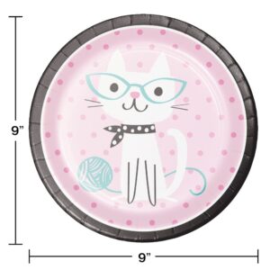 Purr-fect Party 9" Plate 8CT